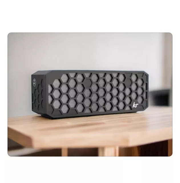 KitSound Hive2 Bluetooth Wireless Stereo Speaker for Smartphones - Black