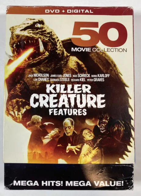 Killer Creature Features: 50 Movie Collection ***DVD**10 DISC SET***READ