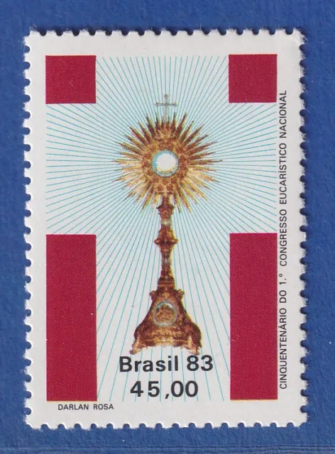 Brasilien 1983 Eucharistischer Kongress in Salvator Monstranz Mi.-Nr. 1999 **