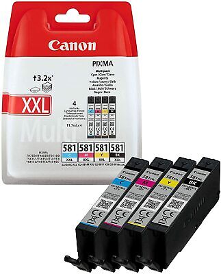Canon CLI-581CMYK XXL Multipack Cartuccia Stampante Compatibile Con Pixma Tr /