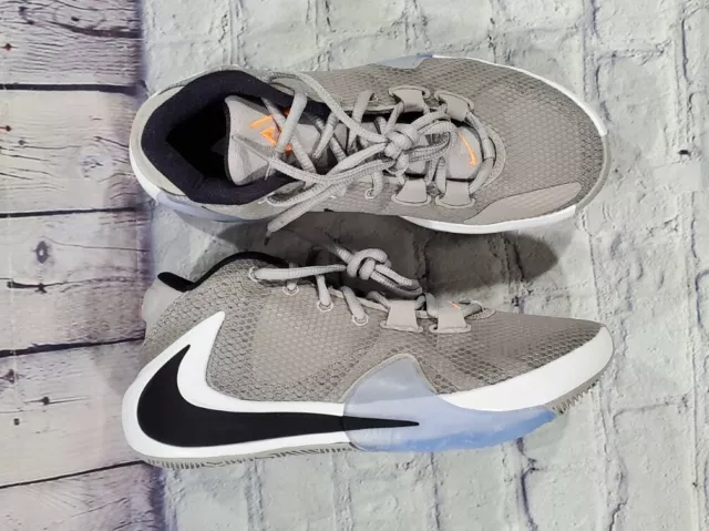 NIKE ZOOM GREEK Freak 1 Grey Basketball Shoes BQ5422 002 MENS SIZE