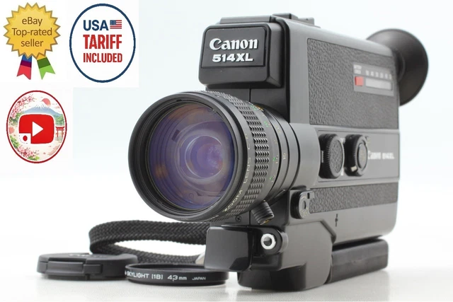 N-Mint 🌟 Canon Canosound 514 XL-S Super8 8 mm Film Zoom Camera f Japon