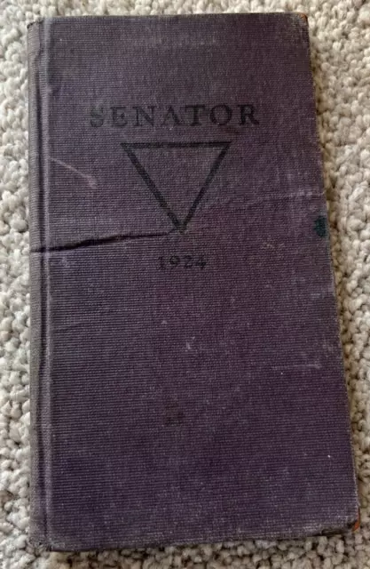 Antique Senator Nomadic 1924 Secret Society Code Book ESOTERIC OCCULT FREEMASON