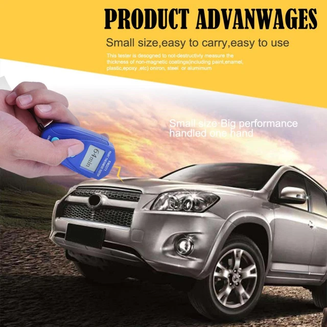 Car Paint Thickness Meter Gauge Crash Check Test Paint Tester Auto Accessories