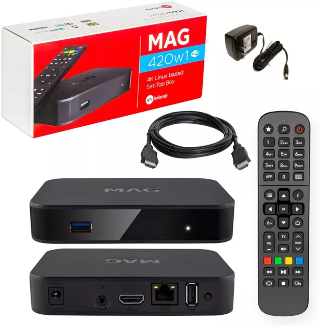 MAG 420 W1 Mag 420W1 4K Built-In Wifi & HDMI Cable (The Evolution of Mag 322)  EUR 81,96 - PicClick FR