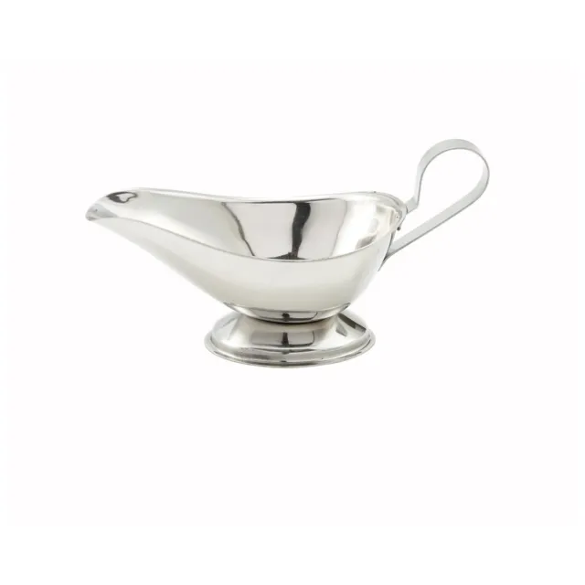 Winco GBS-8, 8-Ounce Stainless Steel Gravy Boat