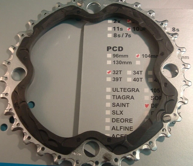 Plateau Shimano Deore XT M780 24 Dents - 64 BCD - 3x10 Vitesses - Neuf