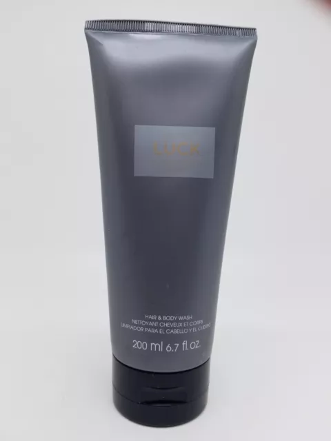 NEW Vintage Avon LUCK For Men Hair and Body Wash Gel 6.7 fl oz 200 g NOS Shampoo