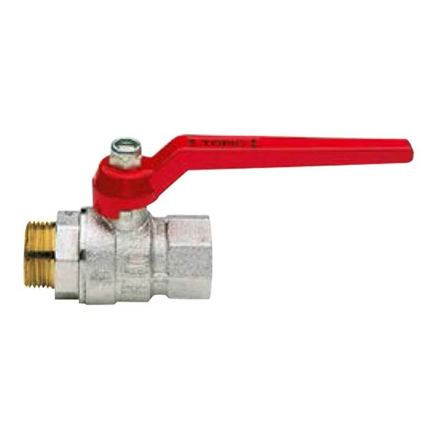 VALVE BILLE Rouge D'entretien Pratique Acier Au Carbone Male Femelle 14