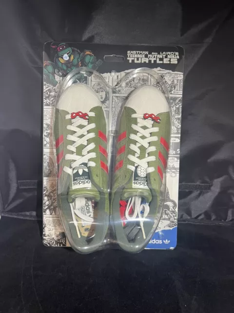 Teenage Mutant Ninja Turtles X Adidas Superstar Shell-Toe Show Size 12~Cowabunga