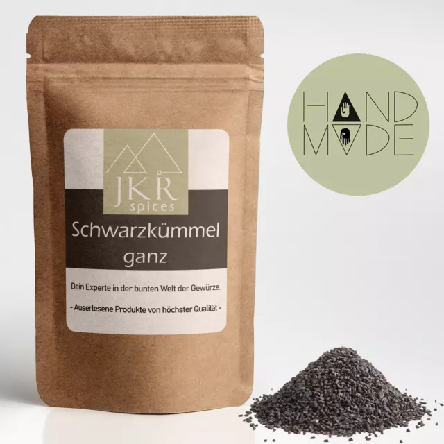 500g Schwarzkümmel Nigella Sativa ganz Schwarzkümmel Samen Saat JKR Spices