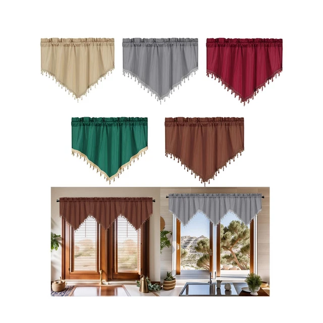 Paire de petits voilages Effet Double Voilages