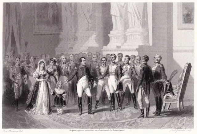 Napoleon Bonaparte Empress Marie Louise King of Rome National Guard 1849