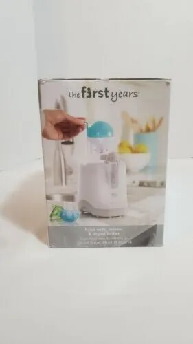 The First Years 2-in-1 Quick Serve Bottle Warmer Auto OFF Gray Baby - READ