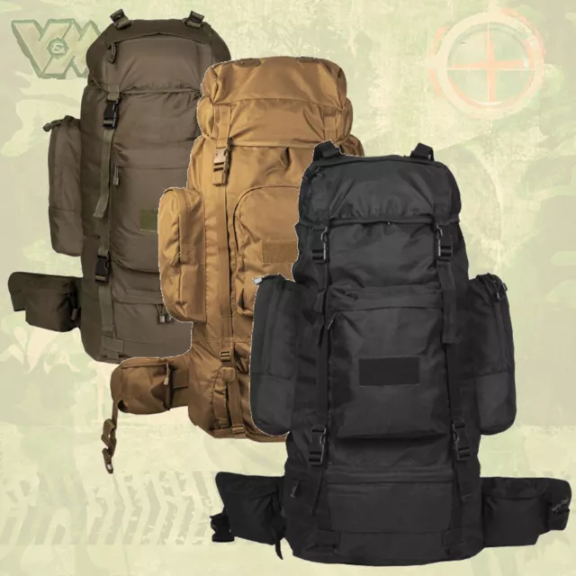 Rucksack Backpac Large Armee Outdoor Commando Recom Ranger Oliv Schwarz 75 88L