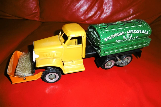 RARE GMC BALAYEUSE et sa remorque citerne France Jouet EUR 40,00