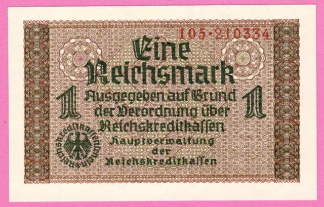 1940-1945 Deutschland Lettland 1 Reichsmark UNC P.136a 1072