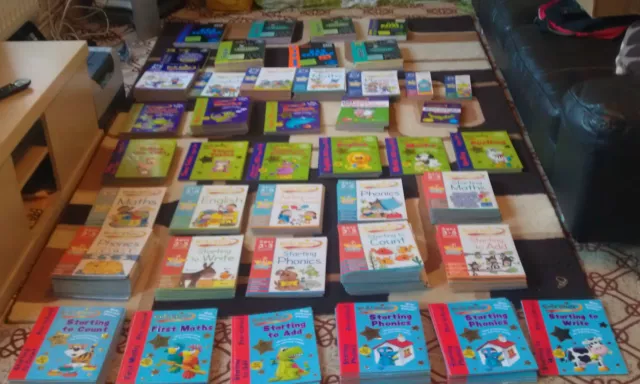 Holiday Home Educational Workbooks Easy Learning Pre School Reception KS1 KS2