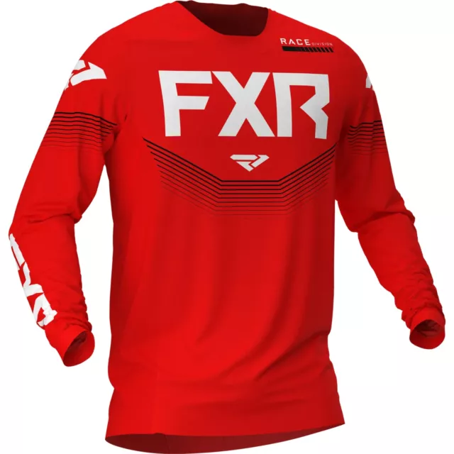 FXR Helium LE 20 Mens MX Offroad Jersey Red/Black/White LG