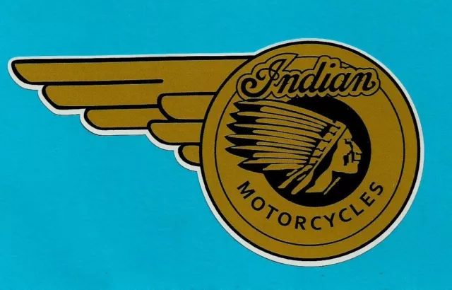 "INDIAN MOTORCYCLE FUEL TANK" Vinyl Decal Sticker CHIEF HOG CAFE RACER SCOUT