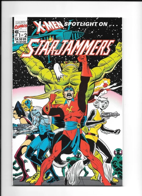 X-Men Spotlight on the Starjammers Issues 1 & 2 deluxe Format Limited Series