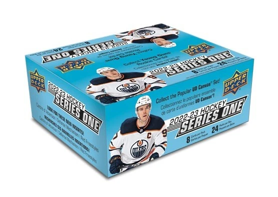2022-23 Upper Deck Series 1 Hockey Retail Box 24 PACKS!! NEW Sealed-6 Young Guns