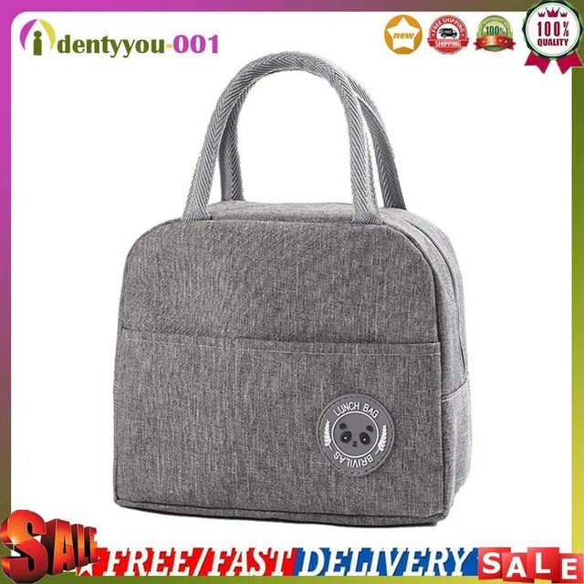 Lunchbox para refrigeración fresca, portátil, aislada, espesa, tela Oxford, termo-