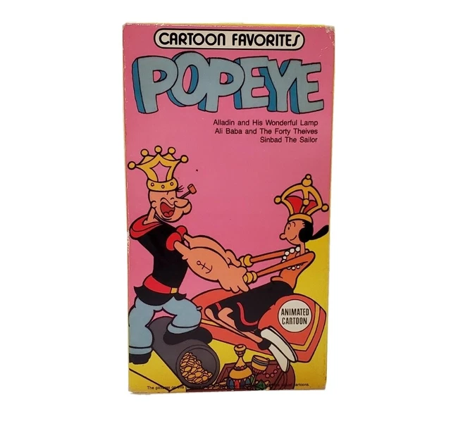 POPEYECARTOON FAVORITESVHS 3.99 PicClick