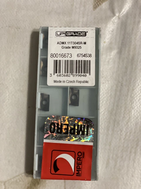 Inserti Per Tornio Metallo Duro, 10 Pezzi Utensili Tornio Per Metallo, DCMT070204 US735 DCMT51.51, Oro, Inserto Di Carburo CNC Utensile Per Tornio Con Taglierina Con Scatola