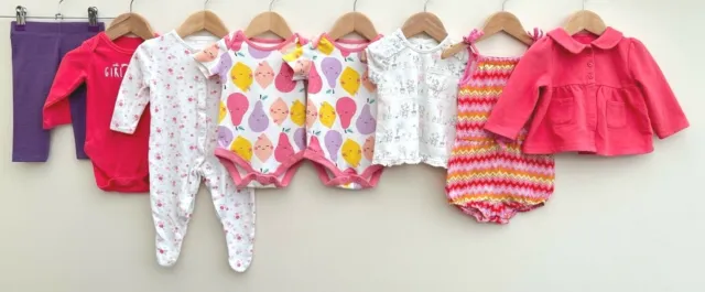 Baby Girls Bundle Of Clothing Age 3-6 Months H&M Tu Early Days