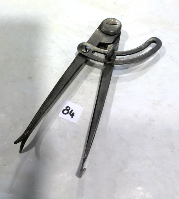 Compas Sellier ANCIEN COMPAS A RAINETTE BLANCHARD BOURRELIER SELLIER CUIR 14.5 cm 139 ...