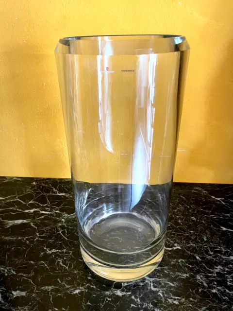 Sehr große Designer Kristall Vase Gunther Lambert 40 cm 5000 Gramm