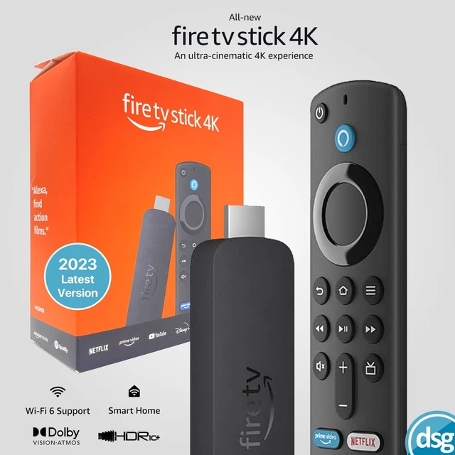 Amazon Fire Stick 4K Ultra HD Firestick / TV Stick Streaming / 2nd Gen / WIFI 6