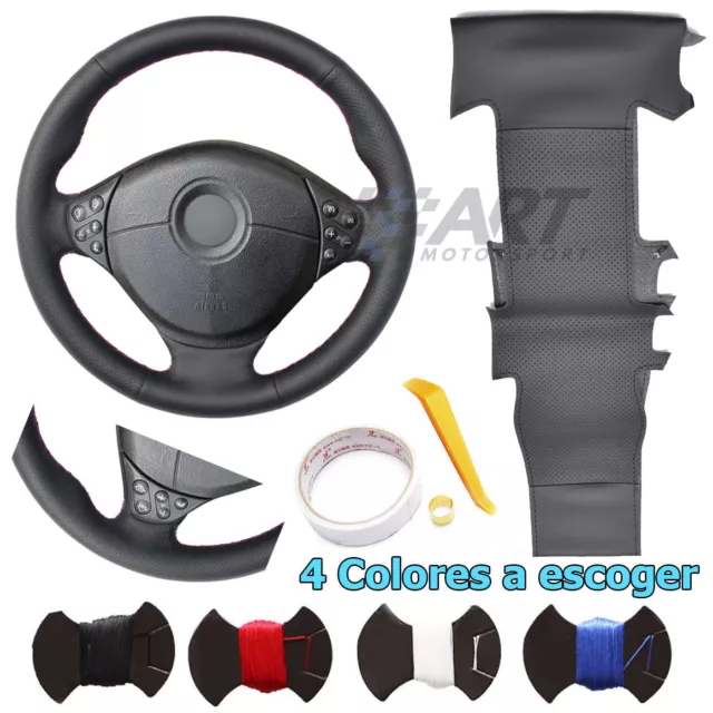 Couvre Volant sur Mesure Pour BMW E39 Effectué Dans Cuir Lisse + Perforé