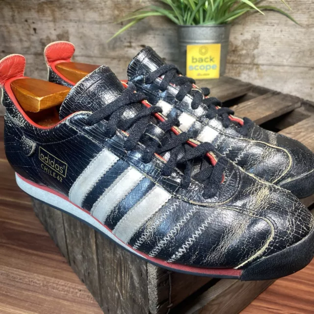 ADIDAS ORIGINALS CHILE 62 2003 Aged Leather Rare Black Colourway Casuals UK9 109.99 PicClick UK