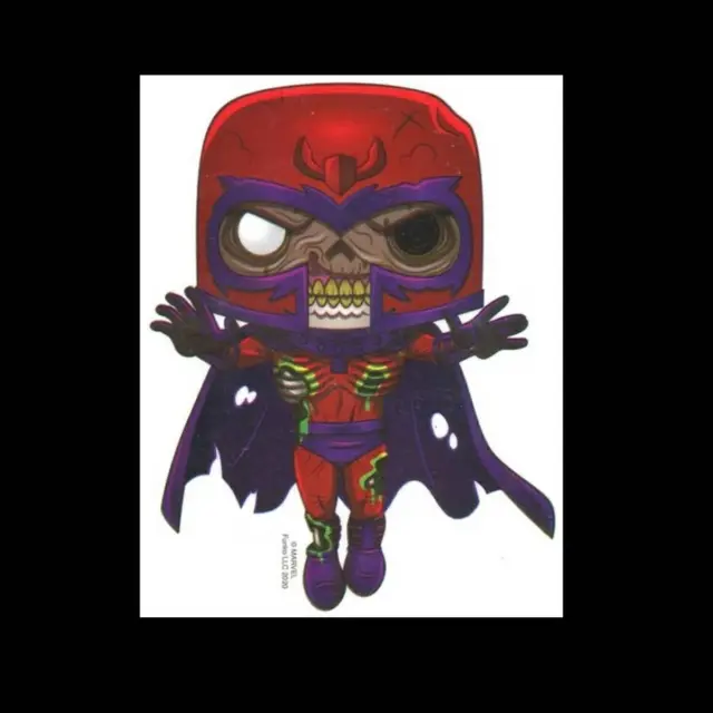 Marvel Zombies Magneto funko sticker decal
