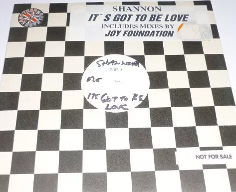 Shannon - It's Got To Be Love (The Joy Foundation Remixes) (12", Promo, W/Lbl...