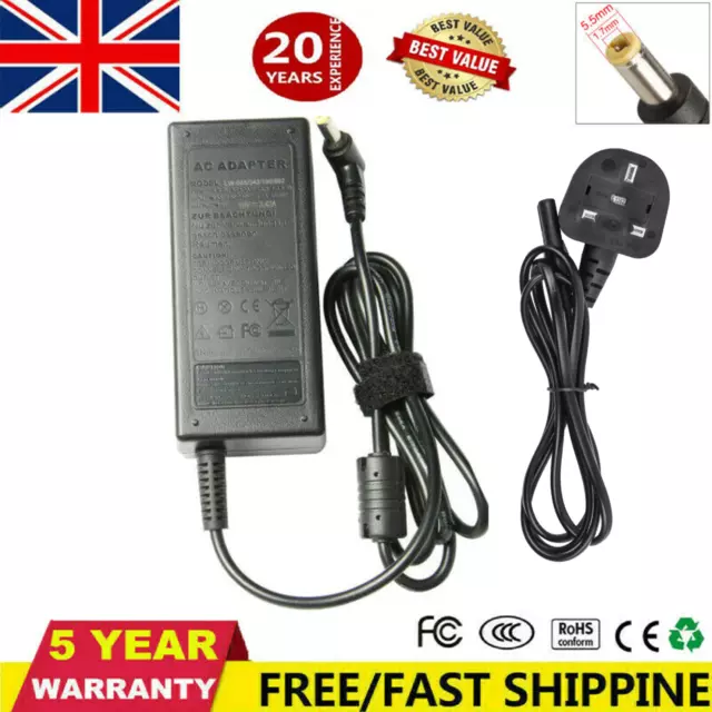 FOR Acer Aspire 1 A114-31 N17Q4 45W Laptop AC Adapter Battery Charger PSU