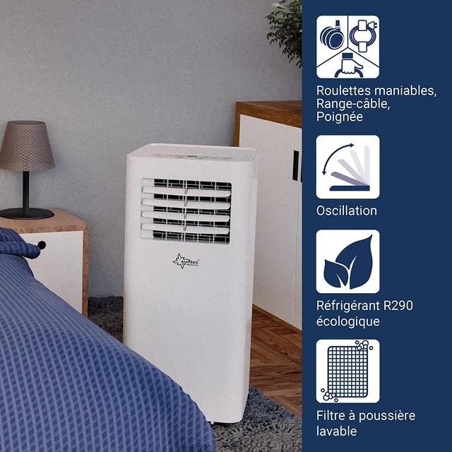 Suntec Climatiseur Mobile COMFORT 7.0 Eco R290 - Climatiseurs Portable,... 4