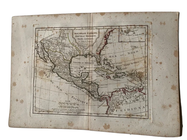 1794 Map Of Mexico For Sale Picclick Uk