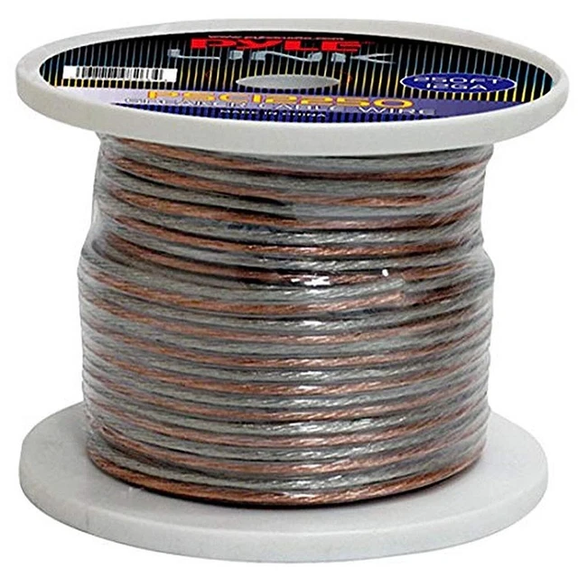 Pyle PSC12250 12-Gauge 250 feet Spool of Speaker Zip Wire