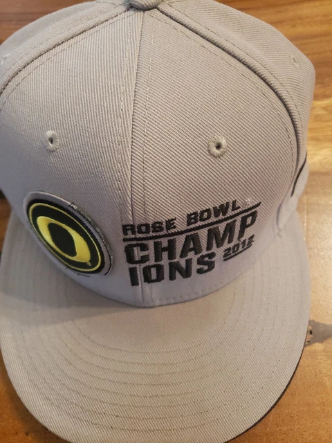 Oregon Ducks 2012 Rose Bowl Champions Strapback Hat Nike DRI-FIT Locker Room