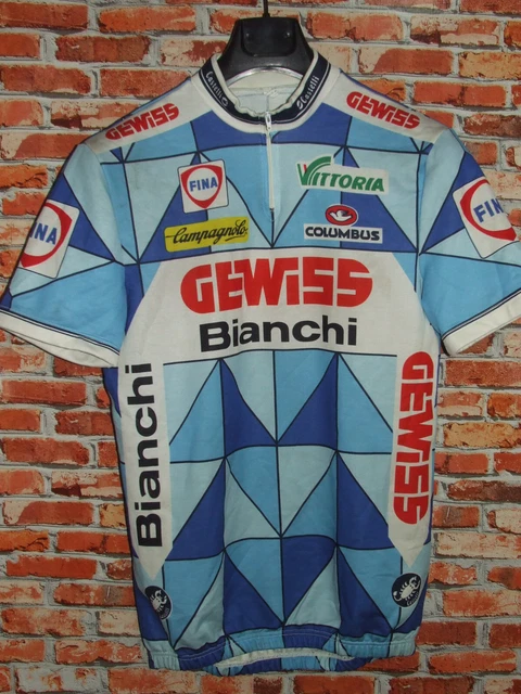 Maillot de Vélo Haut Maillot Cyclisme Équipe Gewiss Bianchi Castelli Taille XL