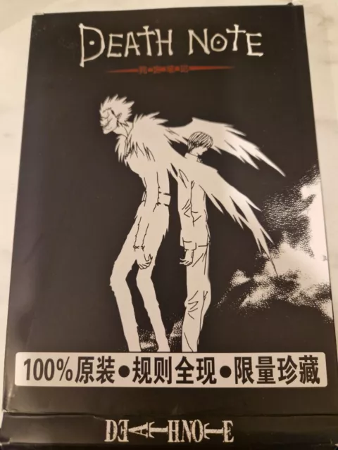 Death Note Note Book Black White Feather Pen Anime Cosplay Notebook UK Seller