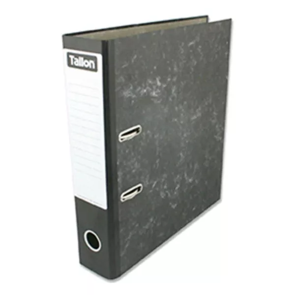 A4 Lever Arch File Folder Ring Binder Office Document Storage Folder - Black