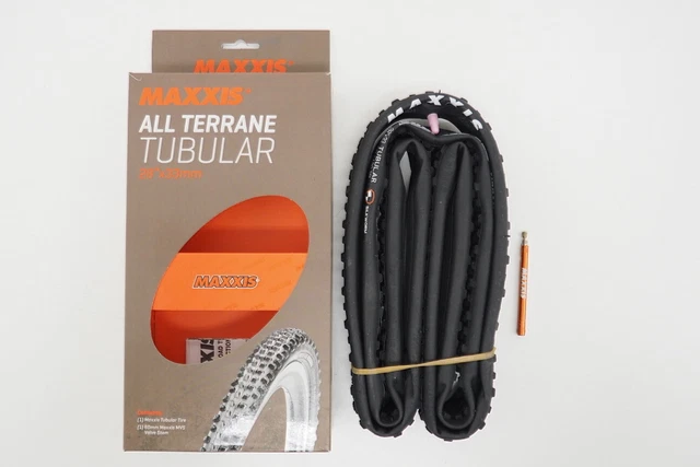 New! Maxxis All Terrane Tubular Cyclocross Bike Tire 28"x33mm 120 TPI 60mm Valve
