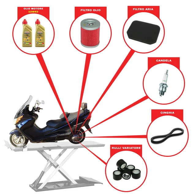 SET ENTRETIEN [MOTEUR+TRANSMISSION] Suzuki An Burgman 400 (0306) EUR 163,52 PicClick FR