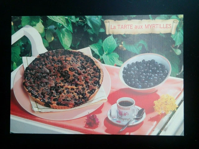 Cpsm Cpm Recette De Nos Grands Mères La Tarte Aux Myrtilles Éditions Luxe Bos