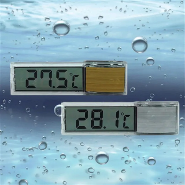 Termómetro de acuario duradero herramienta de temperatura reptil 7x2cm acuario