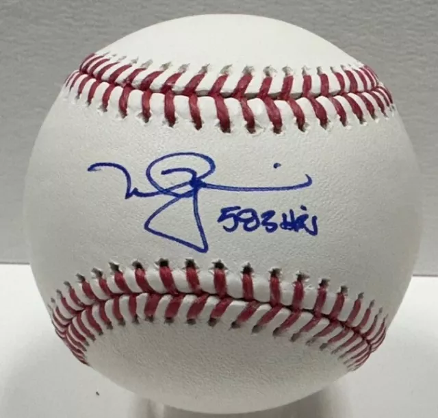 Athletics MARK MCGWIRE Signed Official MLB Baseball AUTO w/ "583 HR'S" - JSA